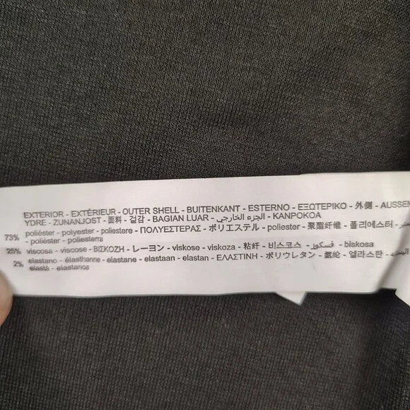 Zara Black Comfort Jacket Blazer Womens Large - Picture 7 of 11